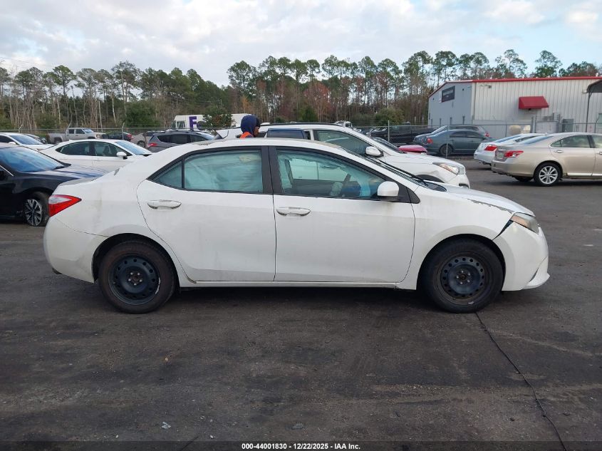 2014 Toyota Corolla Le VIN: 5YFBURHE5EP084668 Lot: 44001830