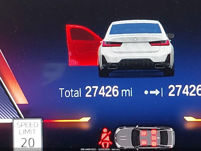 2023 BMW 3 Series M340I xDrive VIN: 3MW49FF01P8C90103 Lot: 44001833