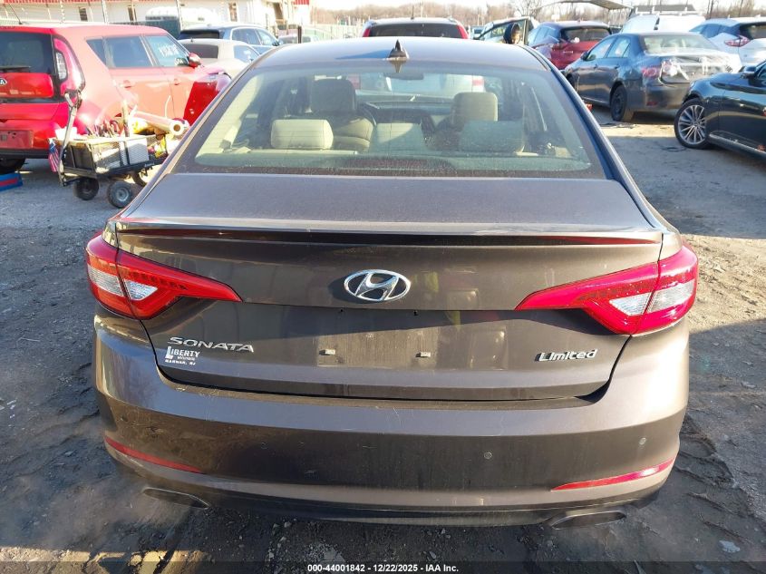 2017 Hyundai Sonata Limited VIN: 5NPE34AF6HH456705 Lot: 44001842