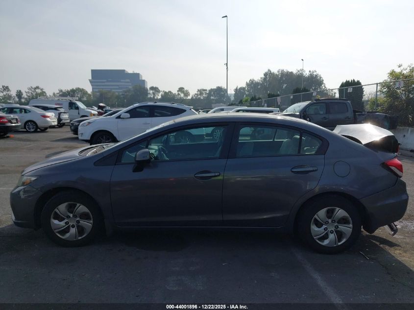 2013 Honda Civic Lx VIN: 19XFB2F59DE211939 Lot: 44001896