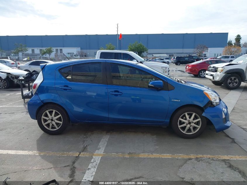 2013 Toyota Prius C Three VIN: JTDKDTB31D1539930 Lot: 44001937