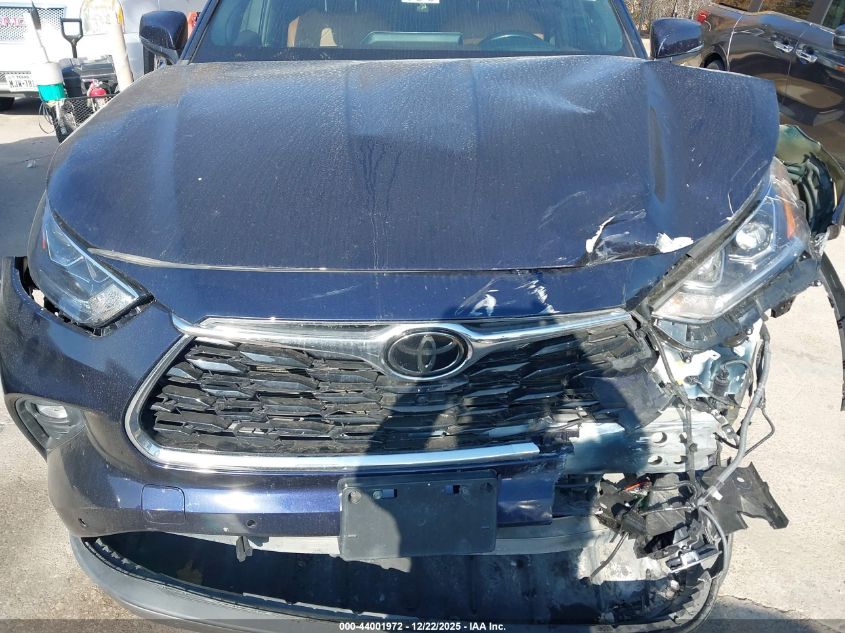 2021 Toyota Highlander Platinum VIN: 5TDFZRBH8MS110417 Lot: 44001972