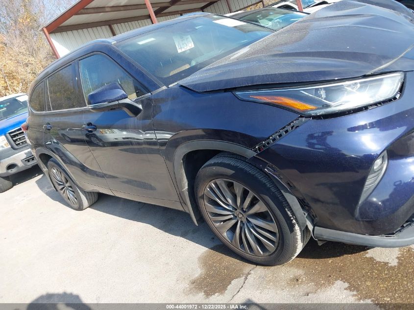 2021 Toyota Highlander Platinum VIN: 5TDFZRBH8MS110417 Lot: 44001972
