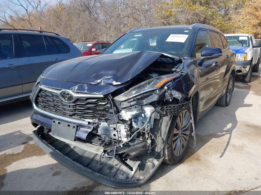2021 Toyota Highlander Platinum VIN: 5TDFZRBH8MS110417 Lot: 44001972