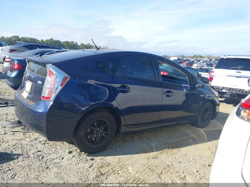 2013 Toyota Prius Two VIN: JTDKN3DU2D0350938 Lot: 44001986