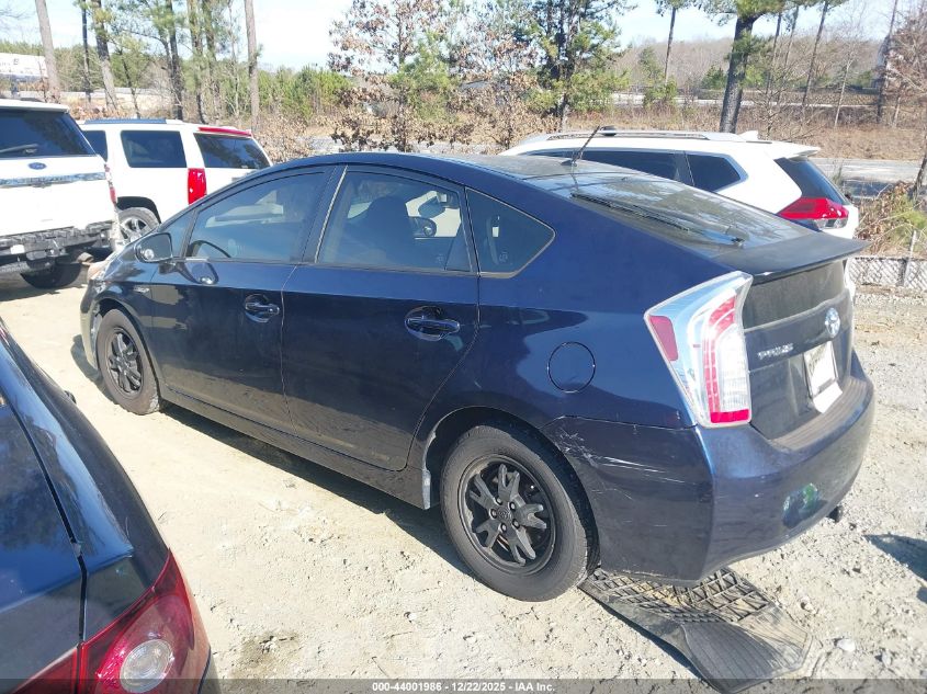 2013 Toyota Prius Two VIN: JTDKN3DU2D0350938 Lot: 44001986