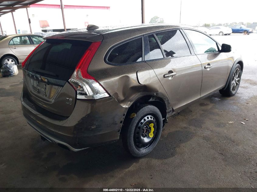 2015 Volvo V60 Cross Country T5 VIN: YV4612HK7F1000389 Lot: 44002110
