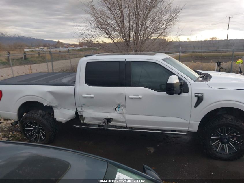 2021 Ford F-150 Lariat VIN: 1FTFW1E8XMFB21411 Lot: 44002131