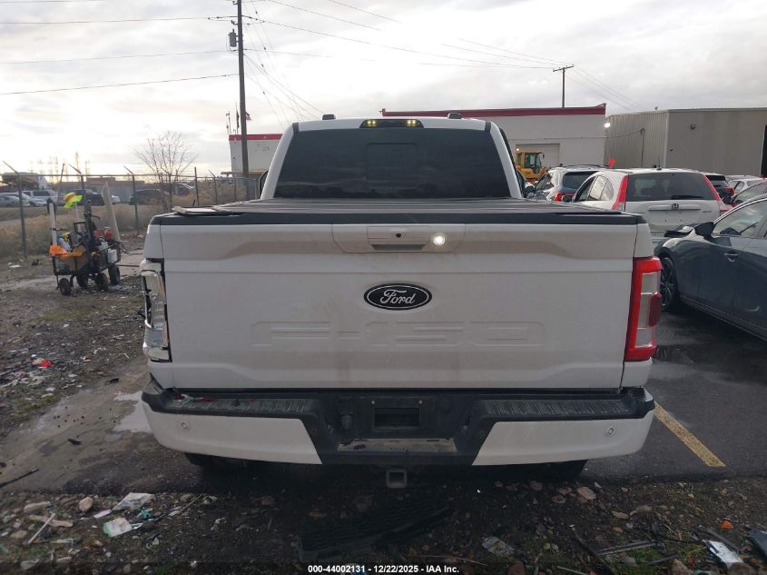 2021 Ford F-150 Lariat VIN: 1FTFW1E8XMFB21411 Lot: 44002131