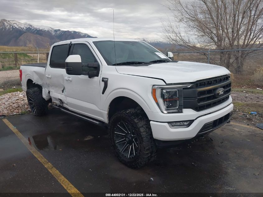 2021 Ford F-150 Lariat VIN: 1FTFW1E8XMFB21411 Lot: 44002131