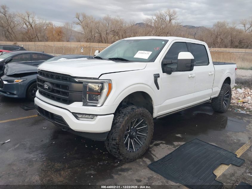 2021 Ford F-150 Lariat VIN: 1FTFW1E8XMFB21411 Lot: 44002131