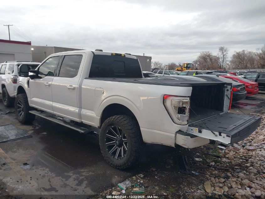 2021 Ford F-150 Lariat VIN: 1FTFW1E8XMFB21411 Lot: 44002131