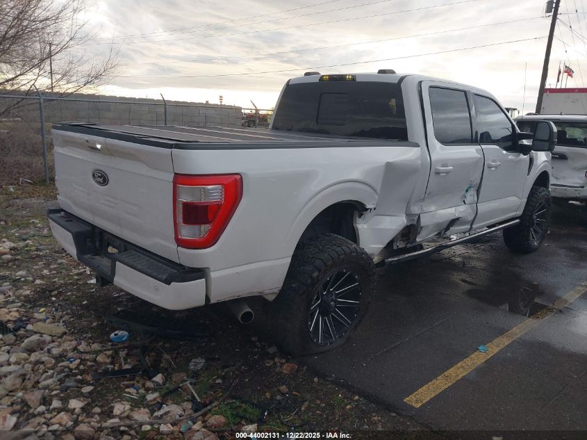 2021 Ford F-150 Lariat VIN: 1FTFW1E8XMFB21411 Lot: 44002131