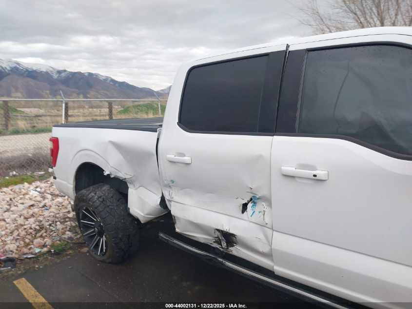 2021 Ford F-150 Lariat VIN: 1FTFW1E8XMFB21411 Lot: 44002131