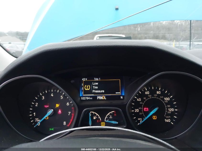 2017 Ford Focus Se VIN: 1FADP3F28HL206951 Lot: 44002168