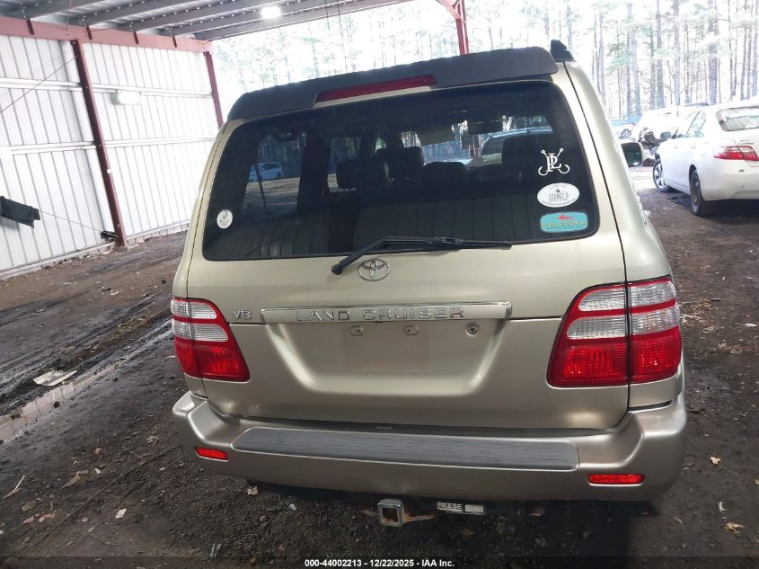 2005 Toyota Land Cruiser V8 VIN: JTEHT05J852080134 Lot: 44002213