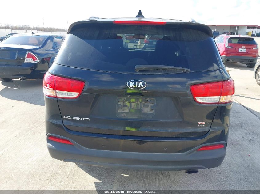 2018 Kia Sorento 2.4L Lx VIN: 5XYPG4A39JG348949 Lot: 44002218