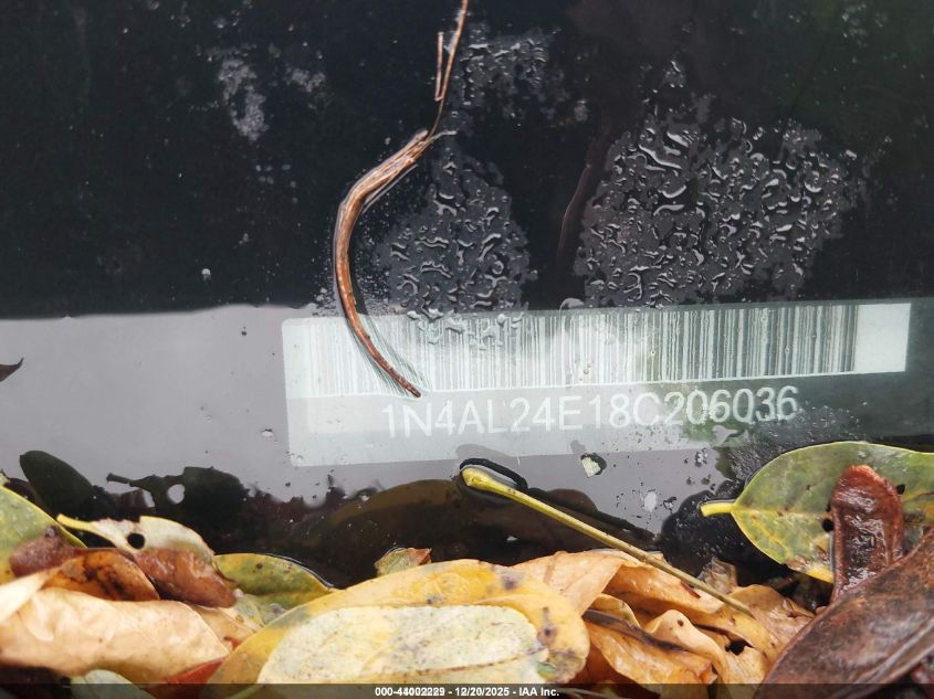 2008 Nissan Altima 2.5 S VIN: 1N4AL24E18C206036 Lot: 44002229