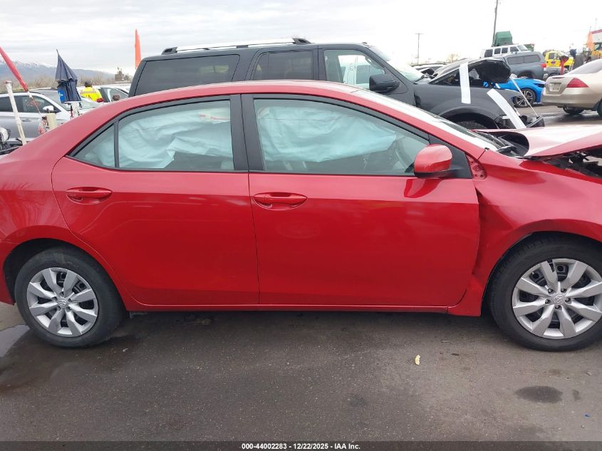 2015 Toyota Corolla Le VIN: 2T1BURHE2FC453908 Lot: 44002283