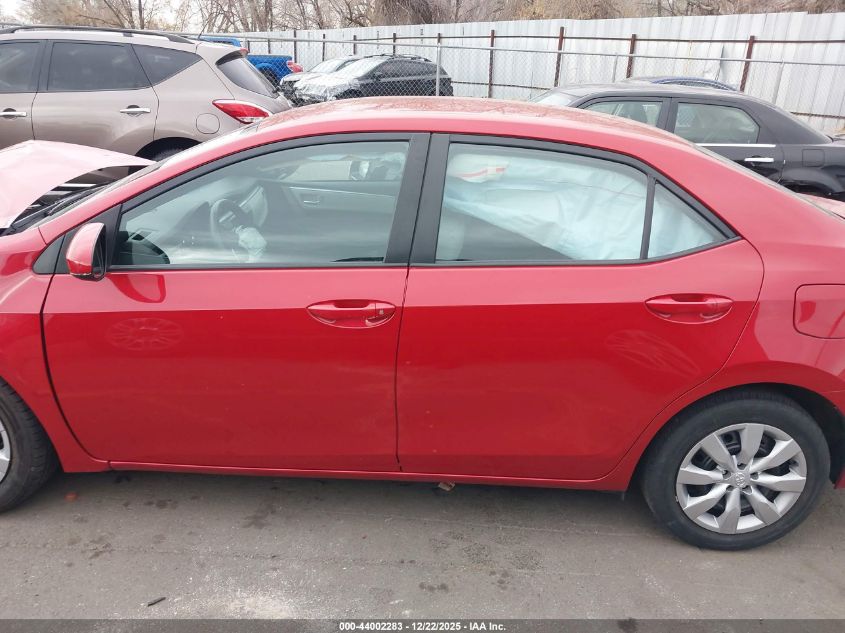 2015 Toyota Corolla Le VIN: 2T1BURHE2FC453908 Lot: 44002283