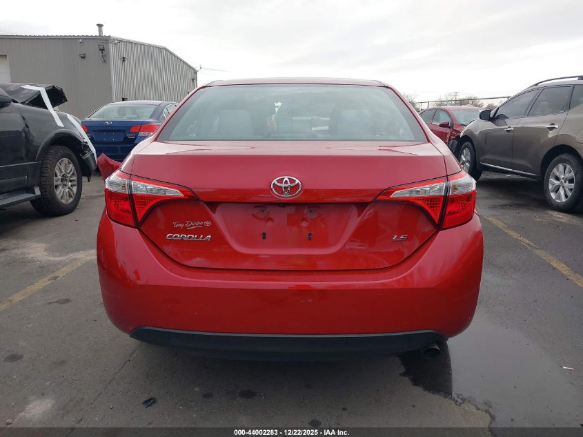 2015 Toyota Corolla Le VIN: 2T1BURHE2FC453908 Lot: 44002283