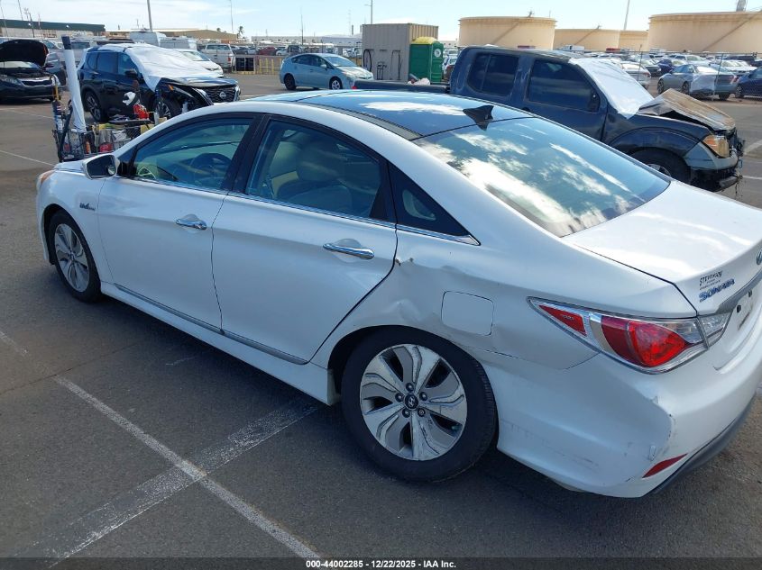 2015 Hyundai Sonata Hybrid Limited VIN: KMHEC4A42FA136392 Lot: 44002285