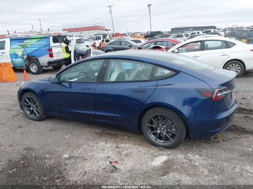 2021 Tesla Model 3 Standard Range Plus Rear-Wheel Drive VIN: 5YJ3E1EA7MF870258 Lot: 44002311