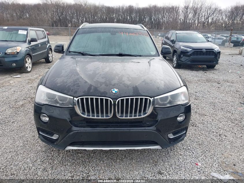 2015 BMW X3 xDrive28I VIN: 5UXWX9C53F0D57667 Lot: 44002335