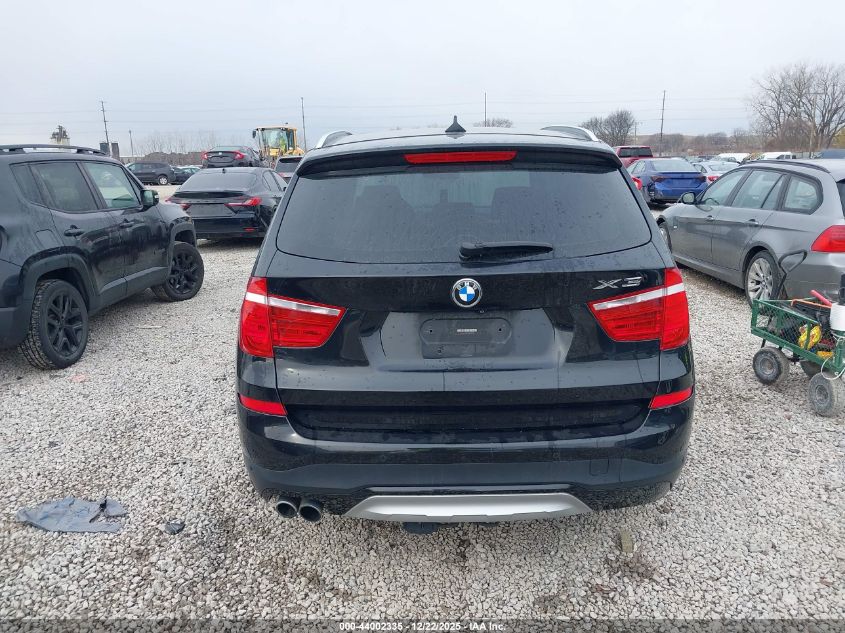 2015 BMW X3 xDrive28I VIN: 5UXWX9C53F0D57667 Lot: 44002335