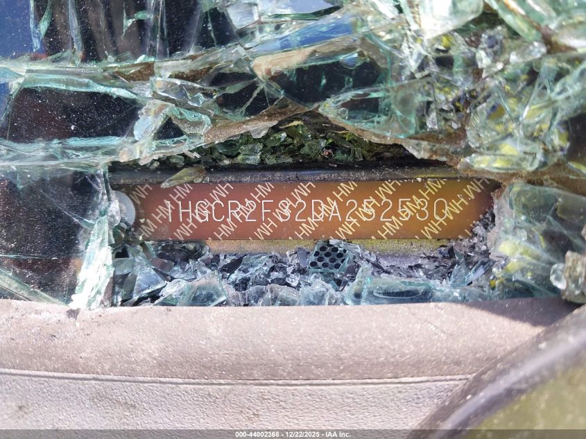 2013 Honda Accord Lx VIN: 1HGCR2F32DA252530 Lot: 44002368