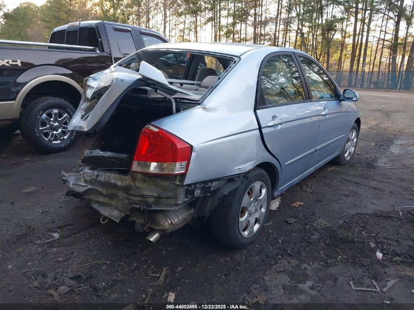 2008 Kia Spectra Ex VIN: KNAFE121385497287 Lot: 44002495