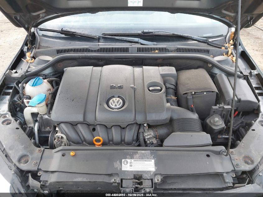 2011 Volkswagen Jetta 2.5L Se VIN: 3VWBZ7AJ2BM326524 Lot: 44002513