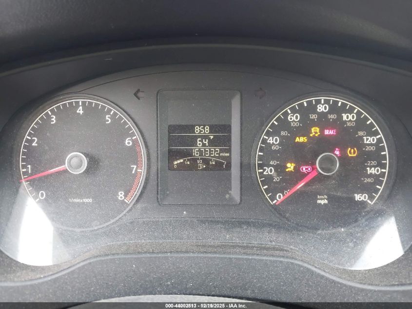 2011 Volkswagen Jetta 2.5L Se VIN: 3VWBZ7AJ2BM326524 Lot: 44002513