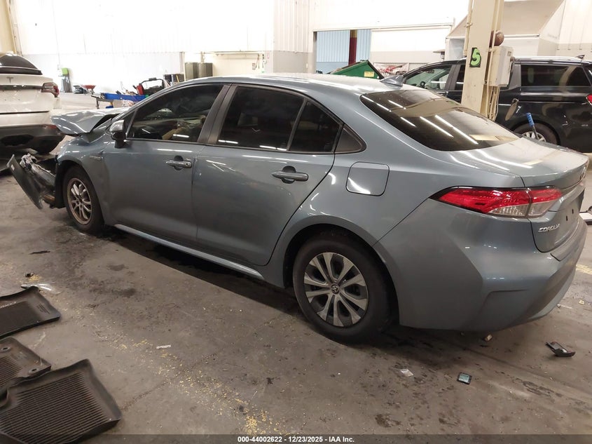 Vin: jtdebrbe6lj004260, lot: 44498364, toyota corolla hybrid le 20203