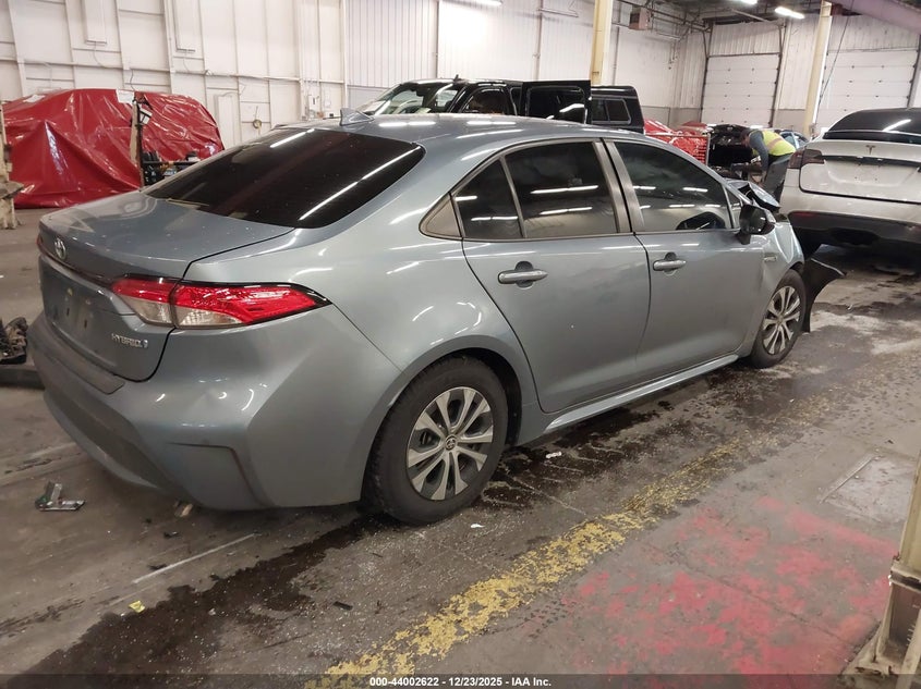 Vin: jtdebrbe6lj004260, lot: 44498364, toyota corolla hybrid le 20204