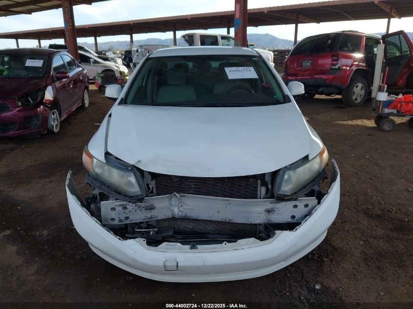 2012 Honda Civic Lx VIN: 2HGFB2F5XCH315828 Lot: 44002724