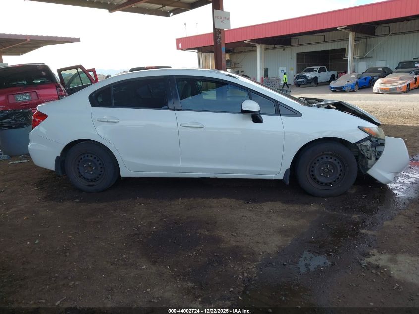2012 Honda Civic Lx VIN: 2HGFB2F5XCH315828 Lot: 44002724