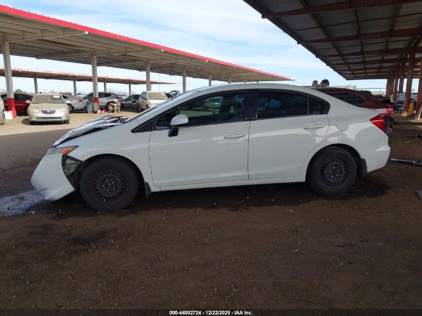 2012 Honda Civic Lx VIN: 2HGFB2F5XCH315828 Lot: 44002724