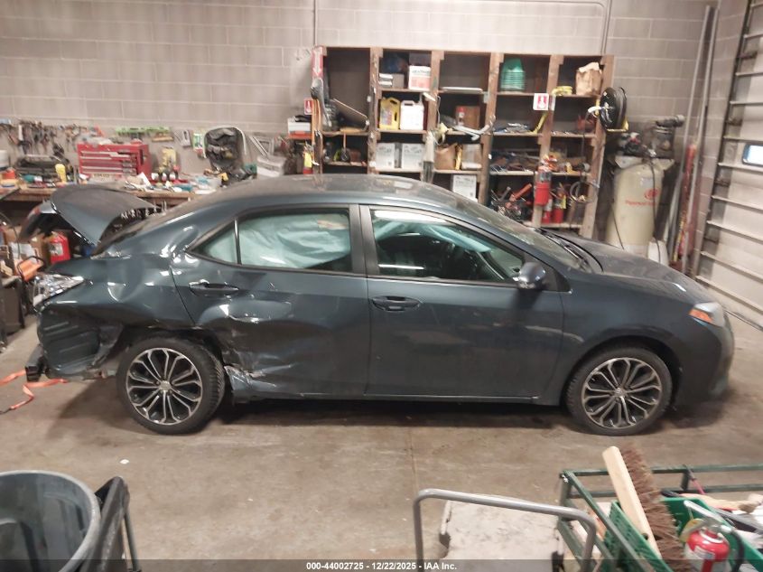 2015 Toyota Corolla S Plus VIN: 2T1BURHE2FC350911 Lot: 44002725