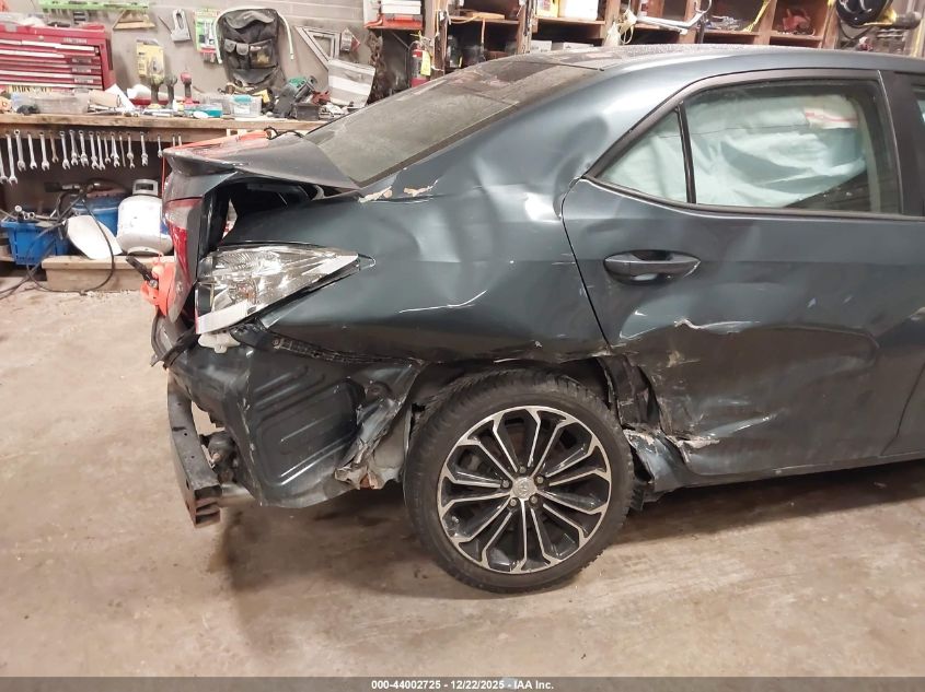 2015 Toyota Corolla S Plus VIN: 2T1BURHE2FC350911 Lot: 44002725