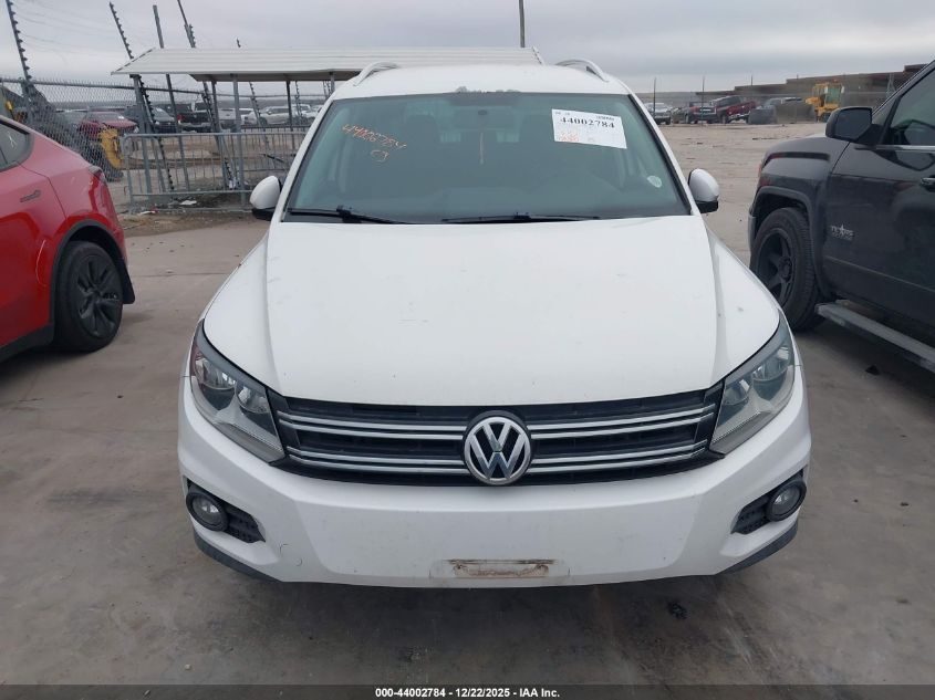 2012 Volkswagen Tiguan Se VIN: WVGAV7AX2CW534849 Lot: 44002784