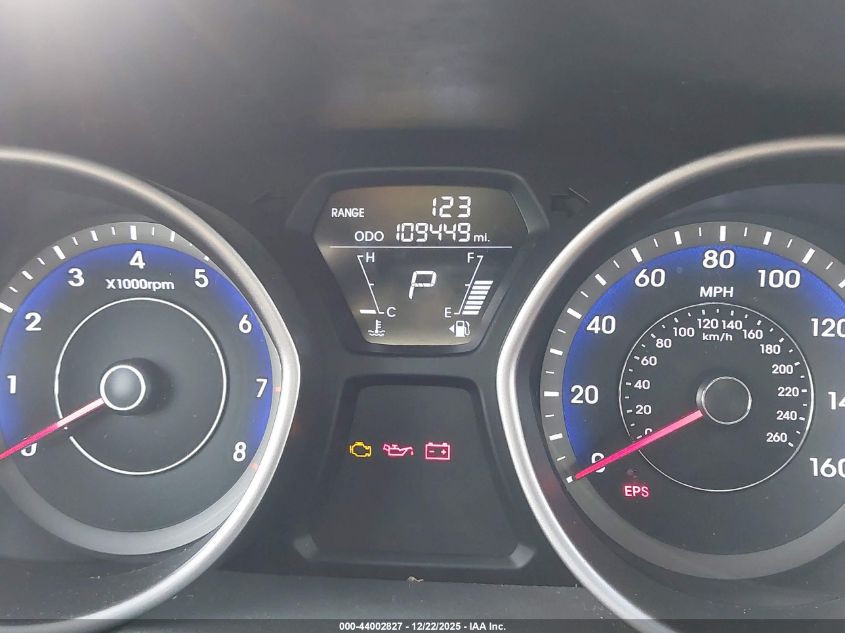 2013 Hyundai Elantra Gls VIN: KMHDH4AE0DU810234 Lot: 44002827