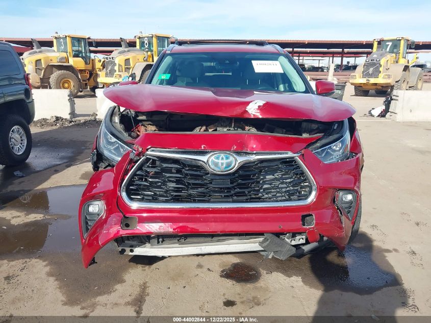 2020 Toyota Highlander Hybrid Limited VIN: 5TDYARAH4LS001047 Lot: 44002844
