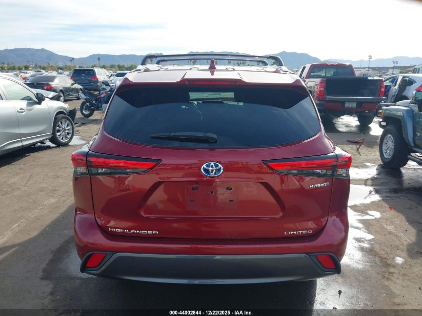 2020 Toyota Highlander Hybrid Limited VIN: 5TDYARAH4LS001047 Lot: 44002844