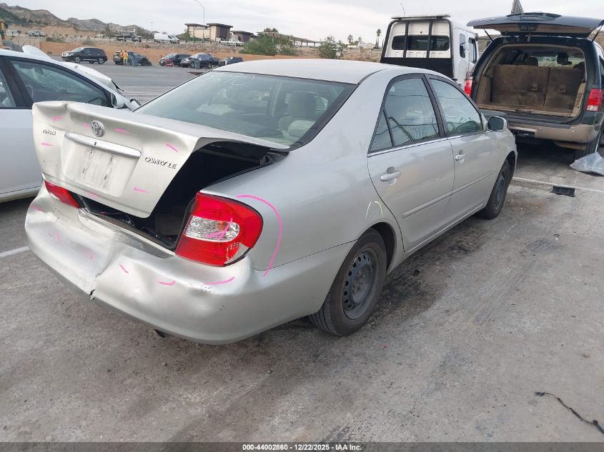 2003 Toyota Camry Le VIN: JTDBE32K530242054 Lot: 44002860