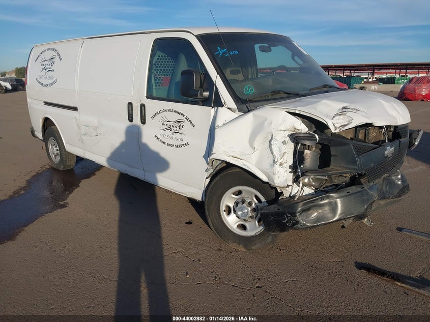 Vin: 1gcwgbff4g1167978, lot: 44498624, chevrolet express 2500 work van 20161