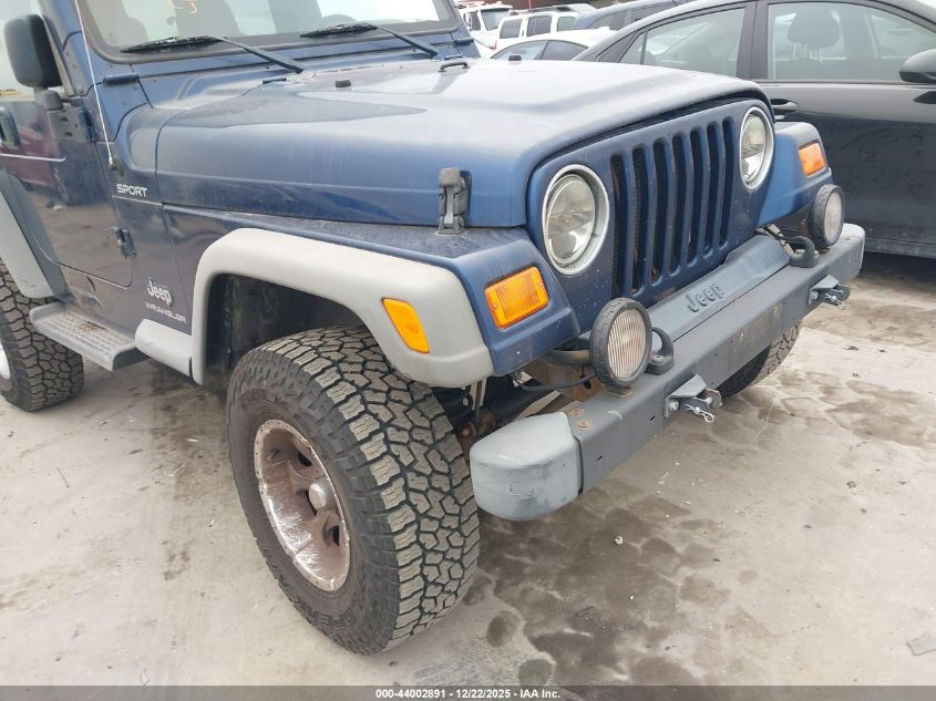 2003 Jeep Wrangler Sport VIN: 1J4FA49S53P326630 Lot: 44002891