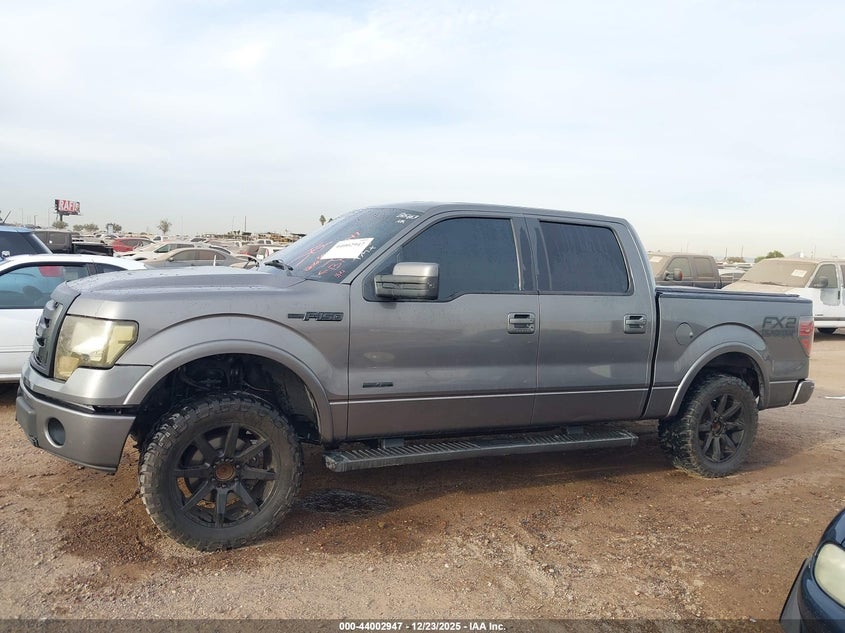 2012 Ford F-150 3.5 Fx2 Grey Lot 111044002947 Vin 1FTFW1CT7CFB15653