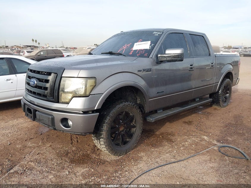 2012 Ford F-150 3.5 Fx2 Grey Lot 111044002947 Vin 1FTFW1CT7CFB15653