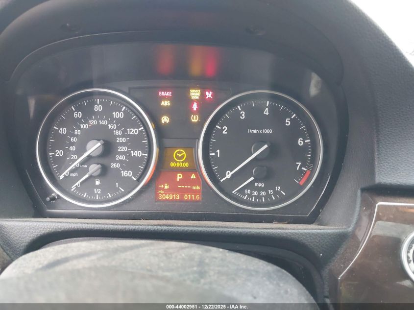 2011 BMW 328I xDrive VIN: WBAPK7C56BA818125 Lot: 44002951